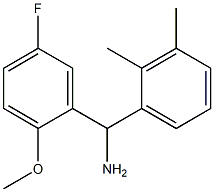 (2,3-dimethylphenyl)(5-fluoro-2-methoxyphenyl)methanamine Struktur