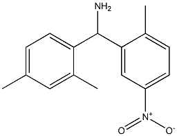 (2,4-dimethylphenyl)(2-methyl-5-nitrophenyl)methanamine Struktur