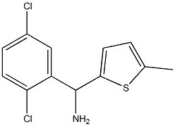 (2,5-dichlorophenyl)(5-methylthiophen-2-yl)methanamine Struktur