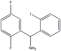 (2,5-difluorophenyl)(2-iodophenyl)methanamine Struktur