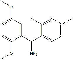 (2,5-dimethoxyphenyl)(2,4-dimethylphenyl)methanamine Struktur