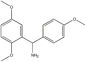 (2,5-dimethoxyphenyl)(4-methoxyphenyl)methanamine Struktur