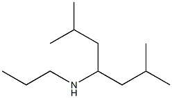 (2,6-dimethylheptan-4-yl)(propyl)amine Struktur