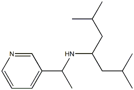 (2,6-dimethylheptan-4-yl)[1-(pyridin-3-yl)ethyl]amine Struktur