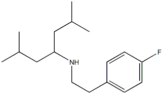 (2,6-dimethylheptan-4-yl)[2-(4-fluorophenyl)ethyl]amine Struktur