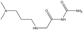 (2-{[3-(dimethylamino)propyl]amino}acetyl)urea Struktur