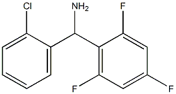 (2-chlorophenyl)(2,4,6-trifluorophenyl)methanamine Struktur