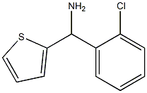 (2-chlorophenyl)(thiophen-2-yl)methanamine Struktur