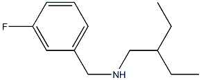 (2-ethylbutyl)[(3-fluorophenyl)methyl]amine Struktur