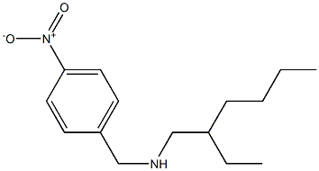 (2-ethylhexyl)[(4-nitrophenyl)methyl]amine Struktur