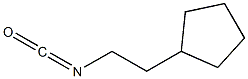 (2-isocyanatoethyl)cyclopentane Struktur