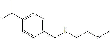 (2-methoxyethyl)({[4-(propan-2-yl)phenyl]methyl})amine Struktur