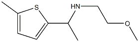 (2-methoxyethyl)[1-(5-methylthiophen-2-yl)ethyl]amine Struktur