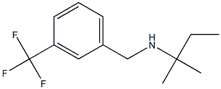 (2-methylbutan-2-yl)({[3-(trifluoromethyl)phenyl]methyl})amine Struktur