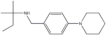 (2-methylbutan-2-yl)({[4-(piperidin-1-yl)phenyl]methyl})amine Struktur