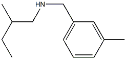 (2-methylbutyl)[(3-methylphenyl)methyl]amine Struktur