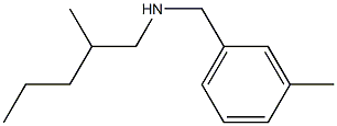 (2-methylpentyl)[(3-methylphenyl)methyl]amine Struktur