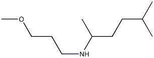 (3-methoxypropyl)(5-methylhexan-2-yl)amine Struktur