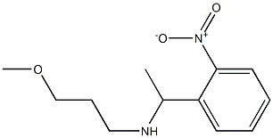 (3-methoxypropyl)[1-(2-nitrophenyl)ethyl]amine Struktur