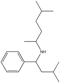 (3-methyl-1-phenylbutyl)(5-methylhexan-2-yl)amine Struktur