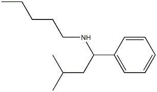 (3-methyl-1-phenylbutyl)(pentyl)amine Struktur