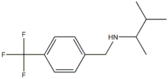 (3-methylbutan-2-yl)({[4-(trifluoromethyl)phenyl]methyl})amine Struktur