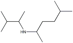 (3-methylbutan-2-yl)(5-methylhexan-2-yl)amine Struktur