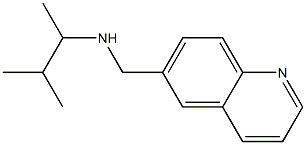 (3-methylbutan-2-yl)(quinolin-6-ylmethyl)amine Struktur