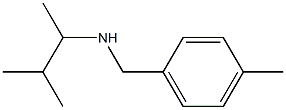 (3-methylbutan-2-yl)[(4-methylphenyl)methyl]amine Struktur