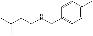 (3-methylbutyl)[(4-methylphenyl)methyl]amine Struktur