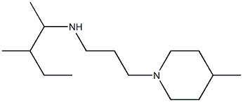 (3-methylpentan-2-yl)[3-(4-methylpiperidin-1-yl)propyl]amine Struktur