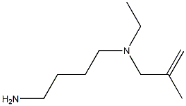 (4-aminobutyl)(ethyl)(2-methylprop-2-en-1-yl)amine Struktur