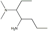 (4-aminoheptan-3-yl)dimethylamine Struktur