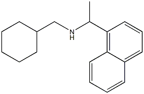 (cyclohexylmethyl)[1-(naphthalen-1-yl)ethyl]amine Struktur