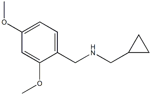 (cyclopropylmethyl)[(2,4-dimethoxyphenyl)methyl]amine Struktur