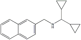 (dicyclopropylmethyl)(naphthalen-2-ylmethyl)amine Struktur