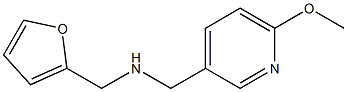 (furan-2-ylmethyl)[(6-methoxypyridin-3-yl)methyl]amine Struktur