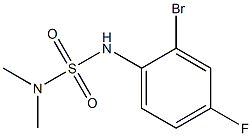 [(2-bromo-4-fluorophenyl)sulfamoyl]dimethylamine Struktur