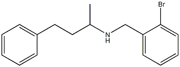 [(2-bromophenyl)methyl](4-phenylbutan-2-yl)amine Struktur