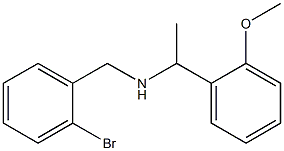 [(2-bromophenyl)methyl][1-(2-methoxyphenyl)ethyl]amine Struktur