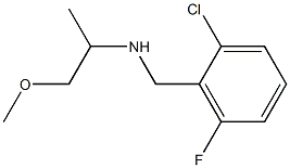 [(2-chloro-6-fluorophenyl)methyl](1-methoxypropan-2-yl)amine Struktur