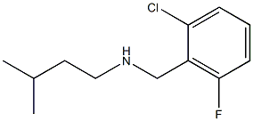 [(2-chloro-6-fluorophenyl)methyl](3-methylbutyl)amine Struktur