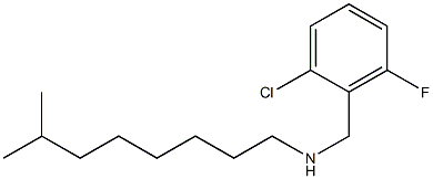 [(2-chloro-6-fluorophenyl)methyl](7-methyloctyl)amine Struktur