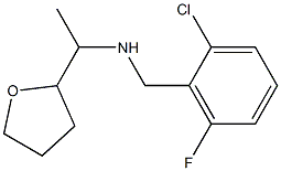 [(2-chloro-6-fluorophenyl)methyl][1-(oxolan-2-yl)ethyl]amine Struktur