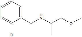 [(2-chlorophenyl)methyl](1-methoxypropan-2-yl)amine Struktur