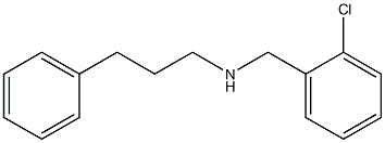 [(2-chlorophenyl)methyl](3-phenylpropyl)amine Struktur