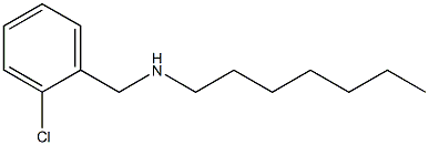 [(2-chlorophenyl)methyl](heptyl)amine Struktur