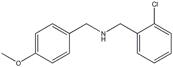 [(2-chlorophenyl)methyl][(4-methoxyphenyl)methyl]amine Struktur