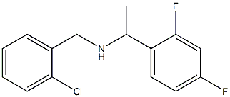 [(2-chlorophenyl)methyl][1-(2,4-difluorophenyl)ethyl]amine Struktur