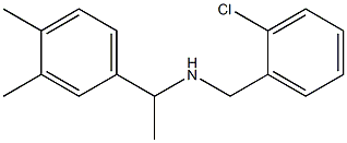 [(2-chlorophenyl)methyl][1-(3,4-dimethylphenyl)ethyl]amine Struktur